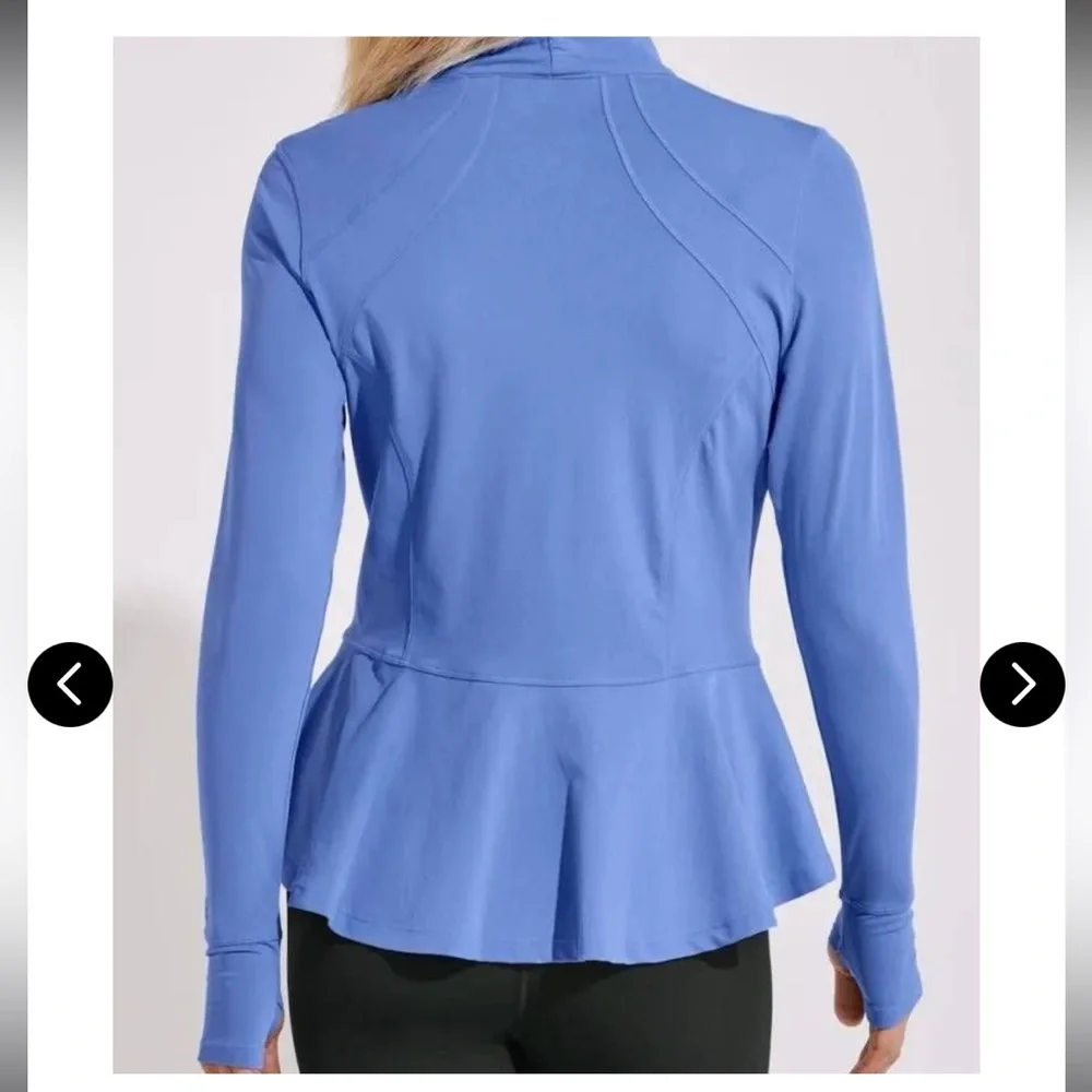 Coolibar Swim shirt/Athletic with UPF 50+ Protection Blue Size Small S - Picture 7 of 8